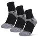 vistreck Men 3 Pairs Athletic Cotton Socks Outdoor Sports Casual Crew Socks for Hiking Trekking Walking