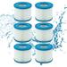 ATXKXE Type VI SPA and Hot Tub Filter Replacement Cartridge for Lay-Z-Spa Other Inflatable Hot Tub Filter for Coleman SaluSpa 90352E Swimming Pool Filter 6 Pack