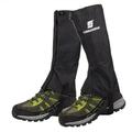 Black Outdoor Hiking Boot Gaiter Waterproof Snow Leg Legging Cover Ankle Gaiters (L)
