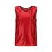 Quick Drying Basketball Jersey Team Sports Football Vest Soccer (red)