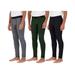 Real Essentials 3 Pack: Youth Boys Compression Pants Leggings Tights Baselayer Cold Gear Sports Football Basketball