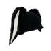 BAOSITY Ski Cover Beanie Winter Outdoor Sports Stretch Skating s Accessories Snowboard Ski Decoration Knitted Cap Black Bunny