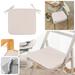 Pjtewawe Home Decor Cushion Square Strap Garden Chair Pads Seat Cushion for Outdoor Bistros Stool Patio Dining Room Beige