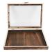 Glass Organizer Containers Plant Terrarium Insect Specimen Box Rustic Frames Large Wooden Tray Jewelry Case