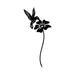 Stainless Steel Garden Decor Metal Art Garden Decorations Colorful Butterfly Flower Garden Stake Decorative Yard Stake for Yard Outdoor