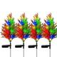 piaybook Outdoor Lighting Christmas Decorations Outside Solar Christmas Tree Garden Stake Lights Outdoor Multi Color Solar Christmas Tree Lights Landscape Lamp For Outside Christmas Yard Holida