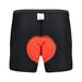 BKQCNKM Boxers for Men Mens Boxer Briefs Cycling Underwear Men 3d Padded Shockproof Mtb Shorts Riding Bike Sport Underwear Tights Shorts Mens Boxers Red L