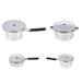 4 Pcs Miniature Outdoor Tools Home Goods Decor Dollhouse Cooking Pot Layout Small Iron
