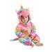 Toddler Infant Dinosaur Costume Flannel Hooded onesie Soft Animal Romper Outfits Gift