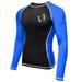 Ultimate - Long Sleeve Ranking Unisex Rashguard 4-Way Stretchable Shirt - MMA Boxing Muay Thai