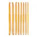 Fyearfly 8Pcs Double End Crochet Golden Alumina Double End Crochet Hook Knitting Needle Set Weave Craft