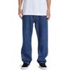 Relax-fit-Jeans DC SHOES "Worker", Herren, Gr. 38(XXL) / Länge 34(L), Länge 34, blau (indigo schwarz), 80% Baumwolle, 20% Baumwolle, Jeans