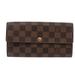 Louis Vuitton Bags | Louis Vuitton Damier Ebene Portefeuille Sarah Long Wallet N61734 Lv Auth | Color: Brown | Size: W7.5 X H4.1 X D1.0inch(Approx)
