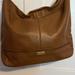 Coach Bags | Coach Tan Leather Hobo Tote With Handle And Crossbody Strap Euc | Color: Tan | Size: Os