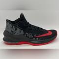 Nike Shoes | Nike Mens Air Max Infuriate 2 Mid Basketball Shoes - Black / Red - Aa7066-066 | Color: Black/Red | Size: Various