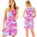 Lilly Pulitzer Dresses | Lilly Pulitzer Jackie Silk Shift Dress Sz M Magenta Oh My Guava | Color: Pink/Purple | Size: M