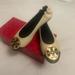 Tory Burch Shoes | New Tory Burch Claire Cap Toe Black And Cream Ballet Flats Size 6 | Color: Black/Cream | Size: 6