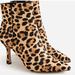 J. Crew Shoes | J. Crew Pointed Calf Hair Ankle Boot, Size 7.5. | Color: Black/Brown | Size: 7.5