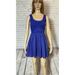 American Eagle Outfitters Dresses | American Eagle Outfitters Royal Blue Sleeveless Cotton Mini Dress Size 00 | Color: Blue | Size: 00