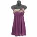 Anthropologie Dresses | Anthropologie Pinkerton Size Xs Purple Silk Embroidered Silk Slip Dress | Color: Purple | Size: Xs