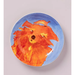 Anthropologie Dining | Anthropologie Bianca Carole Akins Furry Friends Akins Dog Dessert Plate New | Color: Blue/Orange | Size: Os