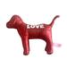 Pink Victoria's Secret Accessories | 4/$60! Victorias Secret Pink Dog Plush | Color: Red | Size: Os