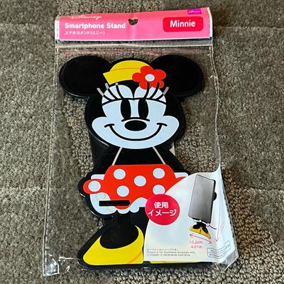 Disney Cell Phones & Accessories | Minnie Mouse Smartphone Phone Stand Holder Official Disney Japan Exclusive Cute | Color: Black/Red | Size: Os