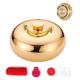 IkErna Copper Hot Water Bottles Large Capacity 2/3/1/0.5L Odorless Safe Leak-Proof, with Anti-Scald Accessories/Smooth/L