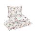 Jessica Simpson Home Sunkissed Floral Quilt Set Microfiber/Cotton in Green/Pink/White | Queen Quilt + 2 Standard Shams | Wayfair A371A20IVNDS