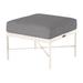 Summer Classics Monaco Outdoor Ottoman w/ Cushion Metal | Wayfair 342494+C366H3123N