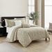 Latitude Run® Areanna 5 Piece Comforter Set Polyester/Polyfill in White | Queen Comforter + 2 Shams + 2 Throw Pillows | Wayfair