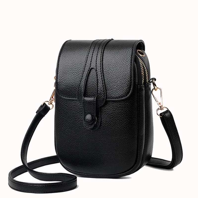 Petits sacs à bandoulière multifonctionnels pour femmes, pochette quotidienne pour téléphone portable, porte-cartes, sacoche à la mode, fourre-tout