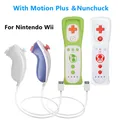 Télécommande Motion Plus pour Wii manette de jeu avec contrôleur Dahchuck pour le contrôle des jeux