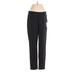 DKNY Casual Pants - High Rise Straight Leg Boyfriend: Black Bottoms - Women's Size Small