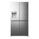 HISENSE RQ760N4SASE American-Style Smart Fridge Freezer - Silver, Stainless Steel