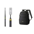 Insta360 Selfie-Stick für X3,ONE RS (ohne 1-Zoll 360),ONE X2,ONE R,ONE X,ONE Action-Kamera, 3 m & Lowepro Tahoe 150 Rucksack für Kamera mit anpassbarem Innenraum