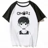 Omori top tees uomo casual y2k graphic white t shirt t-shirt graphic