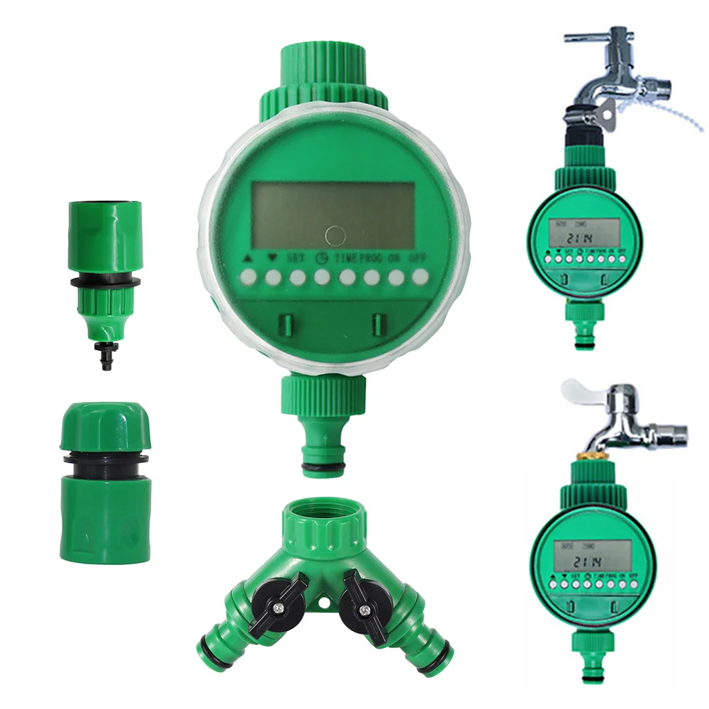 Display LCD automatico Timer dell'acqua Dispositivo di controllo dell'irrigazione del giardino Controller della valvola di intelligenza Orologio elettronico per irrigazione