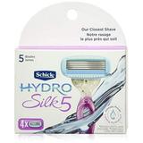 Schick Hydro Silk Moisturizing Razor Blade Refills for Women with Shower Hanger 4 Count