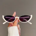 Vintage kleine Cat Eye Sonnenbrille für Frauen trend ige Half-Frame Sonnenbrille Mode Sonnenbrillen