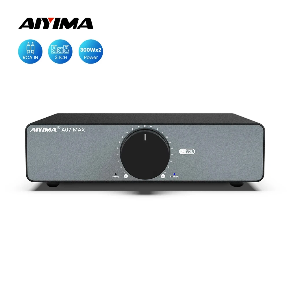 AIYIMA TPA3255 Audio-Verstärker Bluetooth-Verstärker A07 A07 PRO A07 MAX Sound-Verstärker 2.0 Stereo Heim-Leistungsverstärker 300Wx2 Image