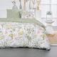 Parure de lit en coton vert 260x240