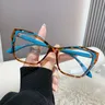 Katzenauge Blaulicht blockierende Brille für Frauen Computer glas Anti Blaulicht blockierende Brille
