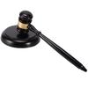 Wooden s gavel auction hammer with sound block for attorney auction handwork