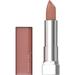 Maybelline Color Sensational Lipstick Lip Makeup Matte Finish Hydrating Lipstick Nude Pink Red Plum Lip Color Nude Embrace 0.15 oz; (Packaging May Vary)