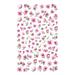 BELLZELY Home Decor Clearance Flower Nail Stickers For Nail Art 3D Flower Nail Decals Self-Adhesive Spring Summer Nail Supplies For Women Rose Lavender Patterns Nail Accessories