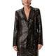 comma Long Blazer mit Pailletten