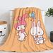 75-230cm Sanrio My Melody Flannel Blanket Childrenâ€˜s Air Conditioning Blanket Lunch Blanket Pet Blanket for Daughter Girlfriend