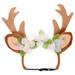 Dog Christmas Elk Reindeer Antlers Headband Pet Christmas Costume Accessories Headwear for Dog