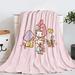 75-230cm Sanrio My Melody Flannel Blanket Childrenâ€˜s Air Conditioning Blanket Lunch Blanket Pet Blanket for Daughter Girlfriend